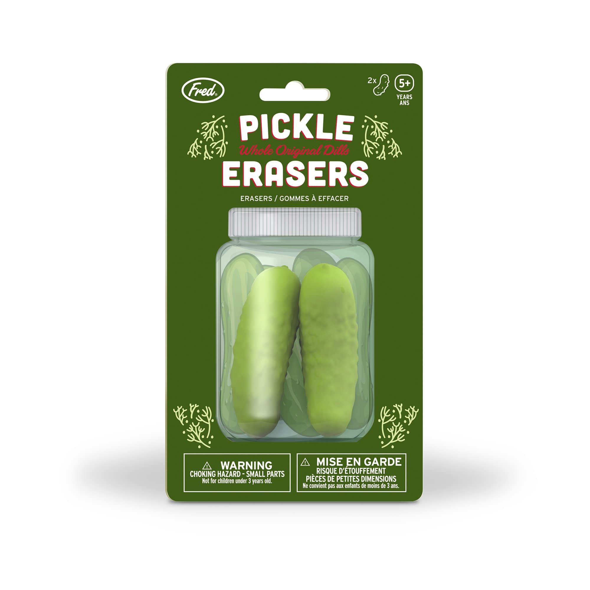 PICKLE ERASERS