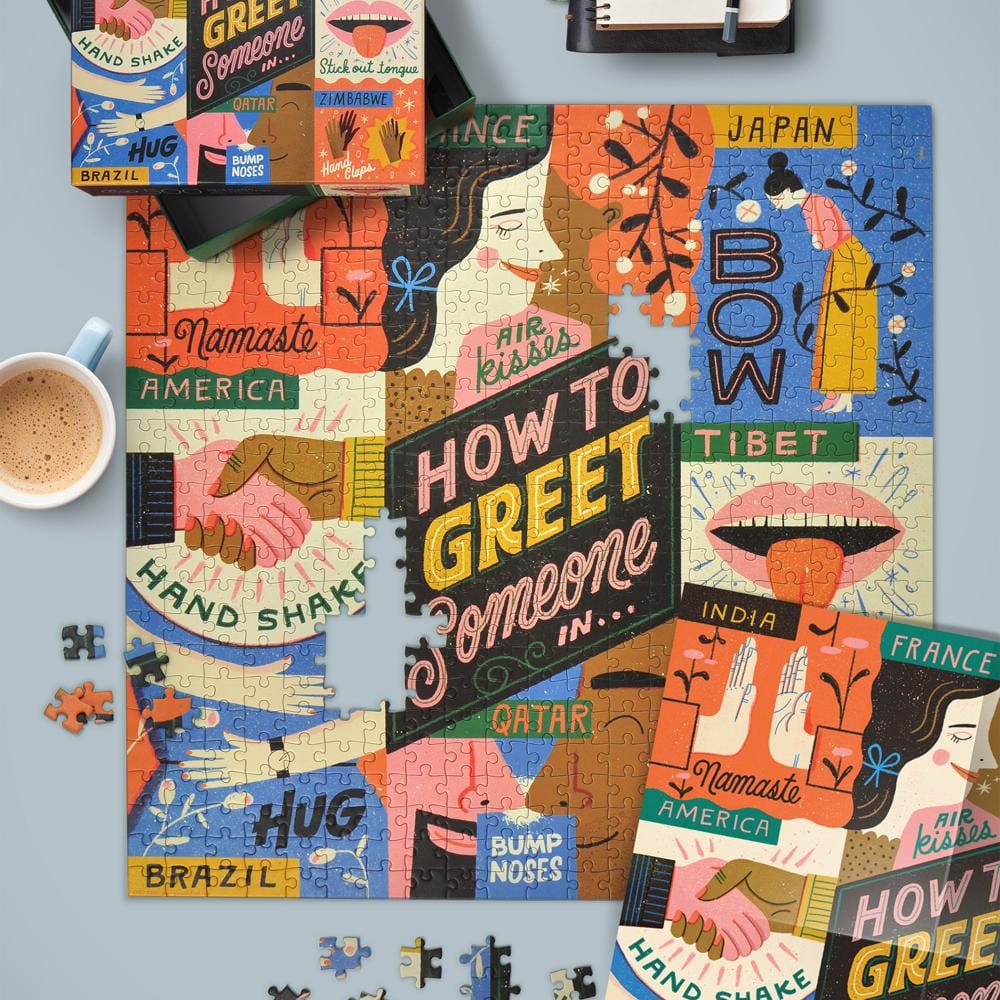 500 PIECE PUZZLE: HOW TO GREET SOMEONE